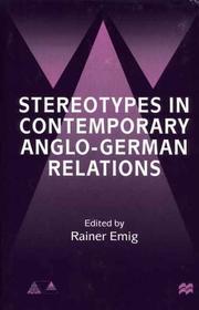Cover of: Stereotypes in contemporary Anglo-German relations