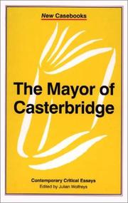 Cover of: The Mayor of Casterbridge by Julian Wolfreys