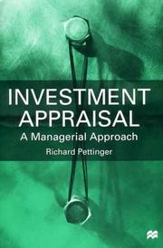 Cover of: Investment Appraisal: A Managerial Approach