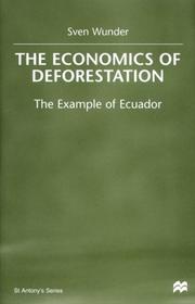 The Economics of Deforestation by Sven Wunder