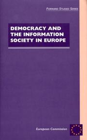 Cover of: Democracy and the Information Society in Europe