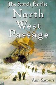 Cover of: The Search for the North West Passage by Ann Savours, Ann Savours