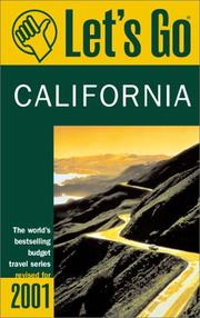 Cover of: Let's Go 2001: California: The World's Bestselling Budget Travel Series