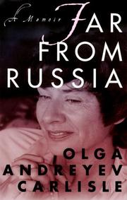 Cover of: Far from Russia: a memoir