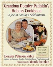 Cover of: Grandma Doralee Patinkin's Holiday Cookbook by Doralee Patinkin Rubin
