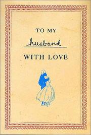 Cover of: To My Husband with Love by Allen Appel