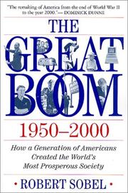 Cover of: The Great Boom 1950-2000 by Robert Sobel