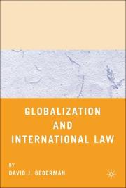 Cover of: Globalization and International Law by David J. Bederman
