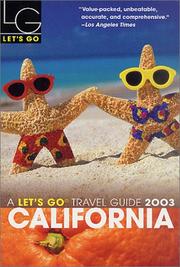 Cover of: Let's Go California 2003