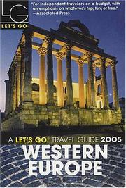 Cover of: Let's Go 2005 Western Europe (Let's Go Western Europe) by Stuart J. Robinson