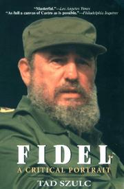 Cover of: Fidel: by Tad Szulc