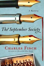 Cover of: The September Society (Charles Lenox Mysteries)