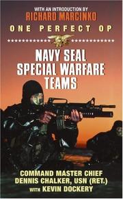 Cover of: One Perfect Op: Navy SEAL Special Warfare Teams