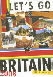 Cover of: Let's Go 2008 Britain (Let's Go Britain and Ireland)