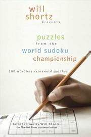 Cover of: Will Shortz Presents Puzzles from the World Sudoku Championship by Will Shortz
