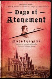 Days of atonement by Michael Gregorio