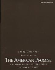 Cover of: Study Guide for The American Promise: A History of the United States, Volume I: To 1877