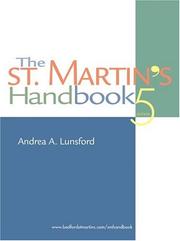 Cover of: The St. Martin's handbook by Andrea A. Lunsford