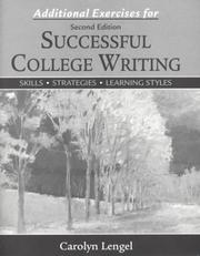 Cover of: Exercises to Accompany Successful College Writing by Kathleen T. McWhorter