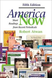 Cover of: America Now by Robert Atwan