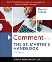 Cover of: Comment for The St. Martin's Handbook