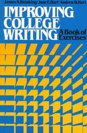 Cover of: Improving College Writing: A Book of Exercises