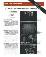 Cover of: A Quick Film Terminology Reference Card