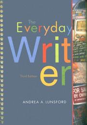 Cover of: Everyday Writer 3e spiral & Everyday Writer Exercises CD-Rom