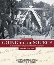 Cover of: Going to the Source: The Bedford Reader in American History, Volume 1: To 1877