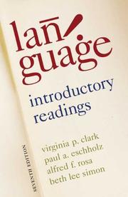 Cover of: Language | Virginia Clark