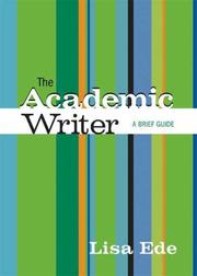 Cover of: The Academic Writer: A Brief Guide