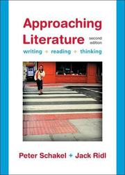 Cover of: Approaching Literature by Peter Schakel, Jack Ridl