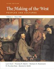 Cover of: The Making of the West: Peoples and Cultures, Vol. 2: Since 1500