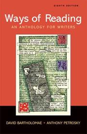 Cover of: Ways of Reading: An Anthology for Writers