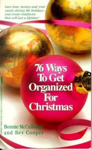 Cover of: 76 Ways to Get Organized for Christmas: And Make It Special, Too