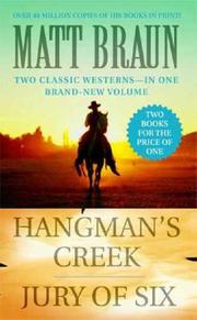 Cover of: Hangman's Creek / Jury of Six: Western Double (Luke Starbuck Novels)