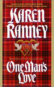 Cover of: One Man's Love by Karen Ranney