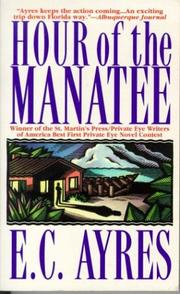 Cover of: Hour of the Manatee (Tony Lowell Mysteries)