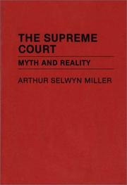 Cover of: The Supreme Court: myth and reality