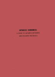 Japanese economics by C. F. Remer