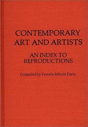 Cover of: Contemporary art and artists by Pamela Jeffcott Parry