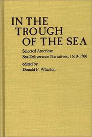 Cover of: In the trough of the sea by edited by Donald P. Wharton.