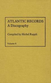 Cover of: Atlantic Records V4