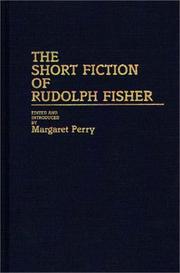 Cover of: The short fiction of Rudolph Fisher