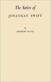 Cover of: The satire of Jonathan Swift by Herbert John Davis, Herbert John Davis