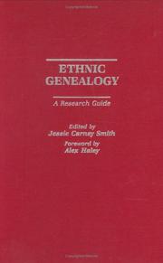 Cover of: Ethnic genealogy: a research guide