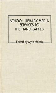 Cover of: School library media services to the handicapped | 