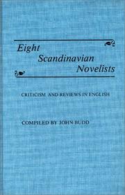 Cover of: Eight Scandinavian novelists by John Budd