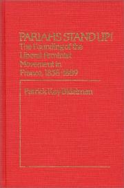 Cover of: Pariahs stand up! by Patrick Kay Bidelman