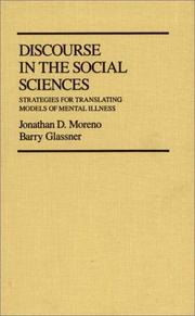 Cover of: Discourse in the Social Sciences by Jonathan D. Moreno, Barry Glassner